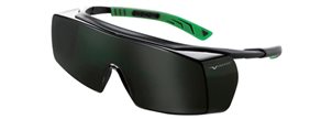 Occhiale Nero Lente Pc Verde Ir5  As Uv400